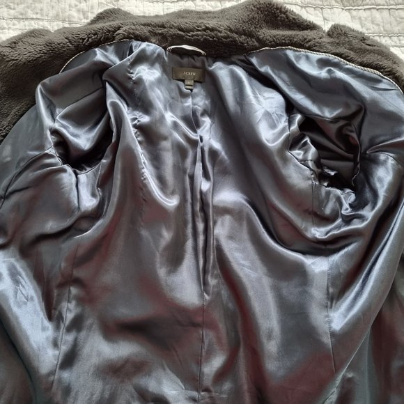J.Crew The Teddy coat in plush fleece-faux fur Size L - Picture 9 of 11
